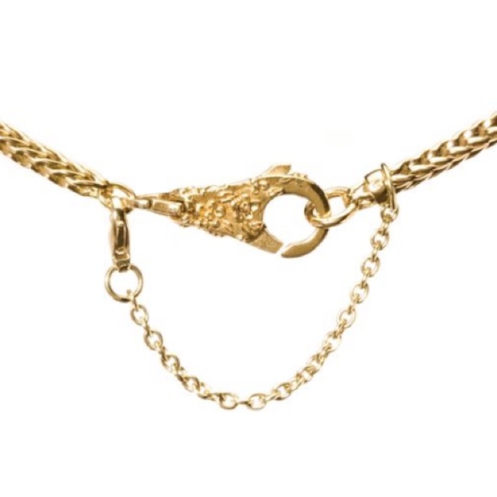 Authentic 18k gold Trollbeads Lace lock